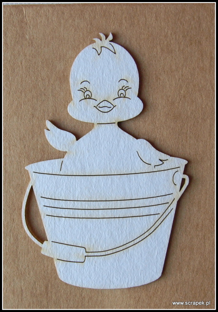 Duckling in a Bucket Chipboard