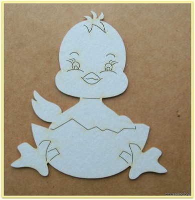Duckling in Shell Chipboard