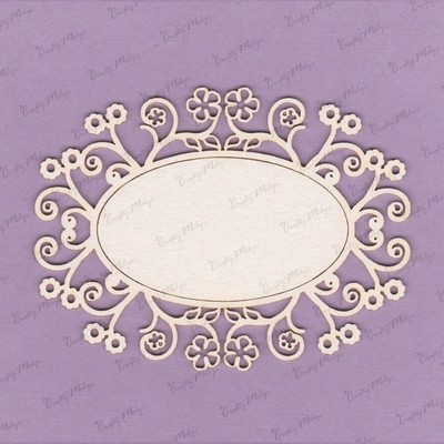 Decorative Oval Frame 4
