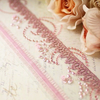 Prima - Say It In Crystals Collection Ribbon Border - Click to Select