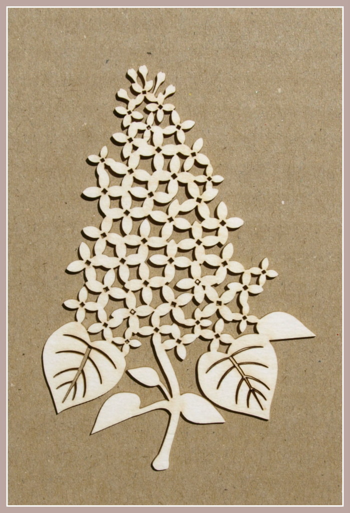 Sprig of Lilac Chipboard