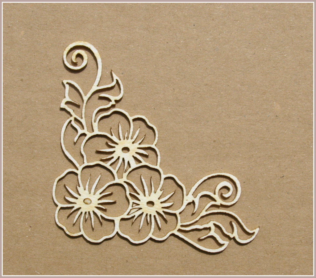 Corner Pansy Chipboard