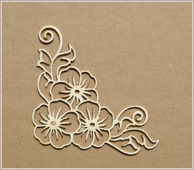 Corner Pansy Chipboard