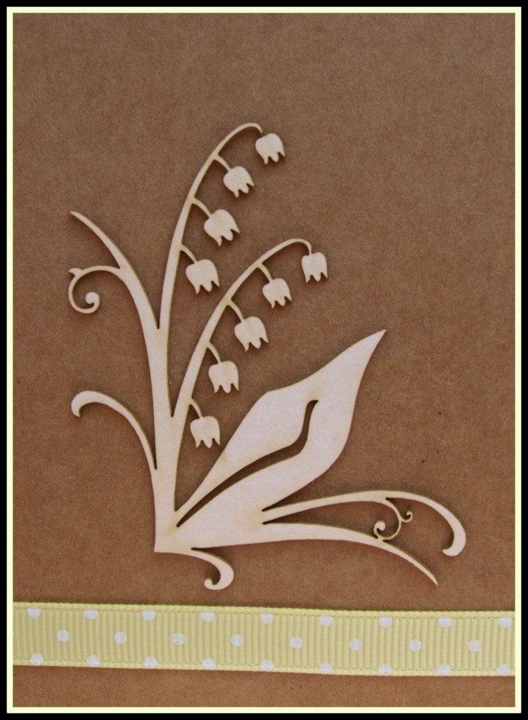 Lily of the Valley Chipboard