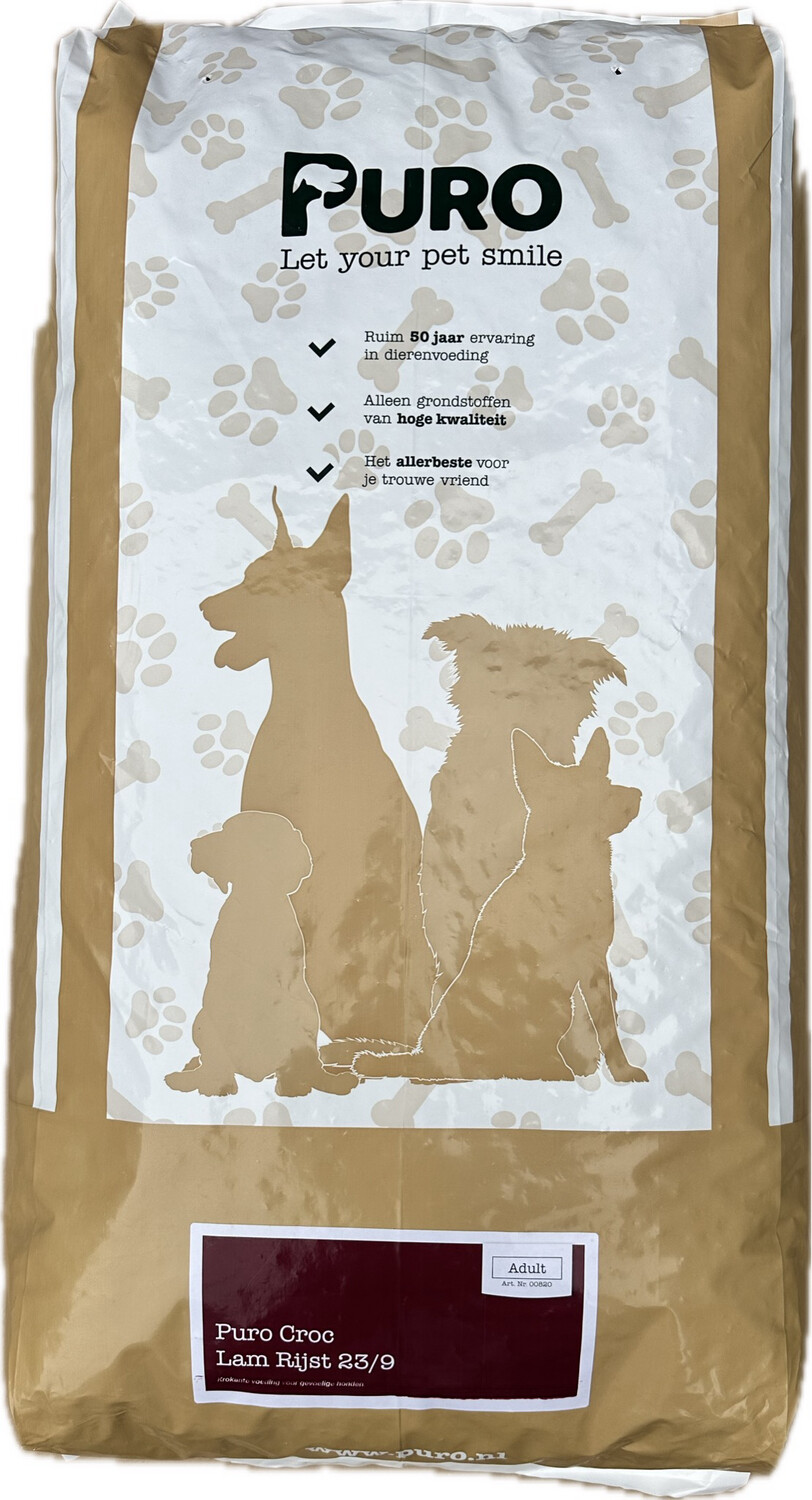 Krokant Lam Rijst Lichtverteerbaar 23/9 - 20KG