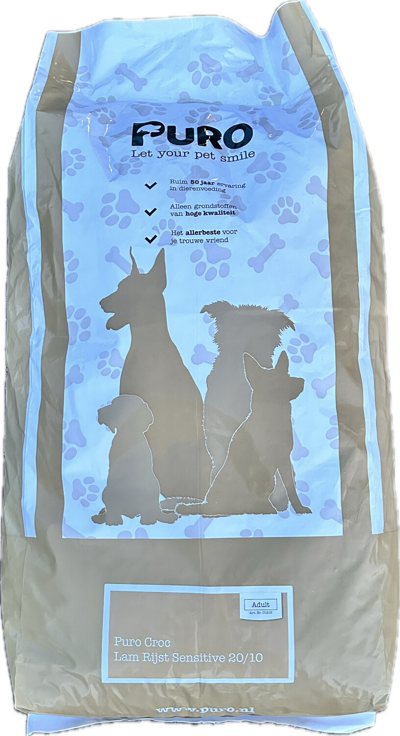 Krokant SP Lam Rijst Sensitive 20/10 - 10KG
