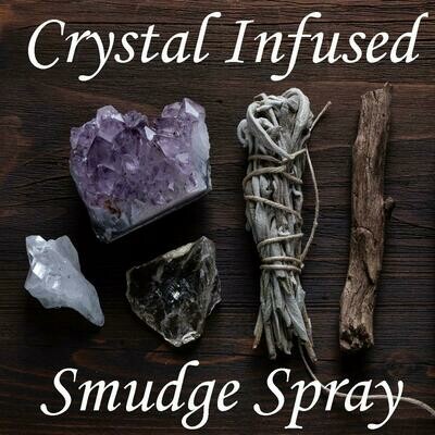 Crystal Infused Smudge Spray 4oz