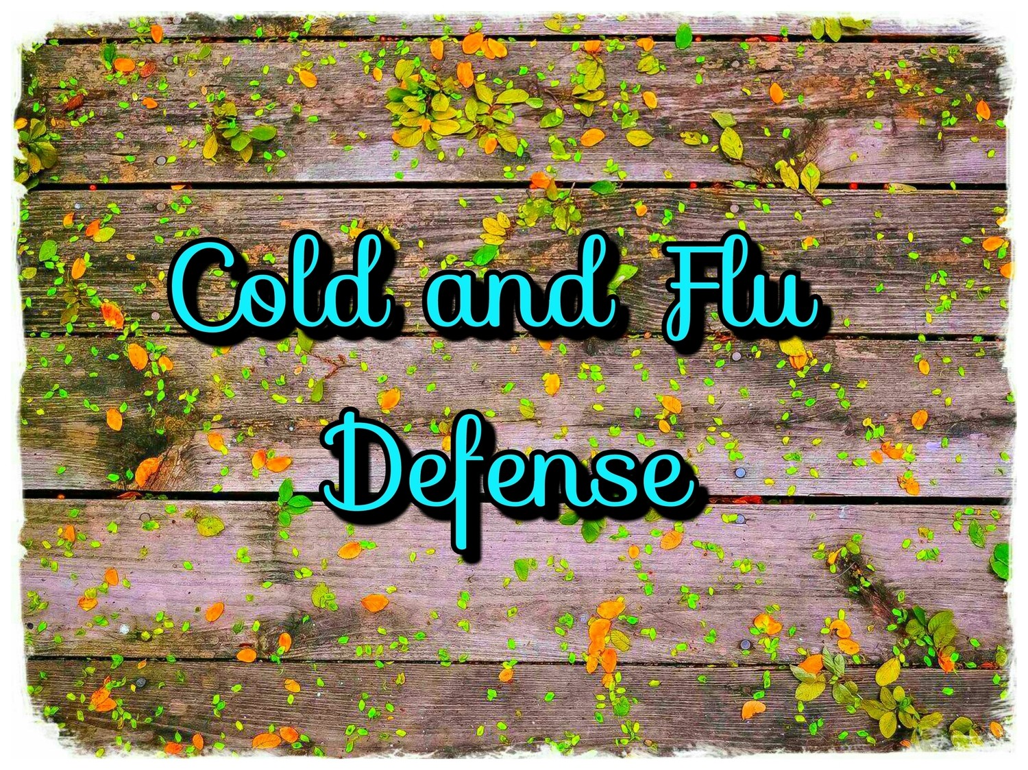 Cold and Flu Defense blend