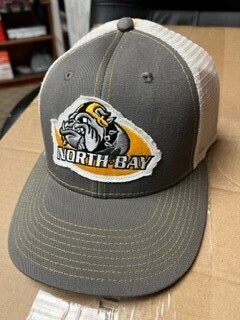 Grey Mesh Bulldog Hat