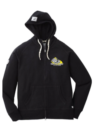 Roots Zip-Up Hoodie Black