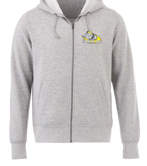 Zip Up Hoodie Grey