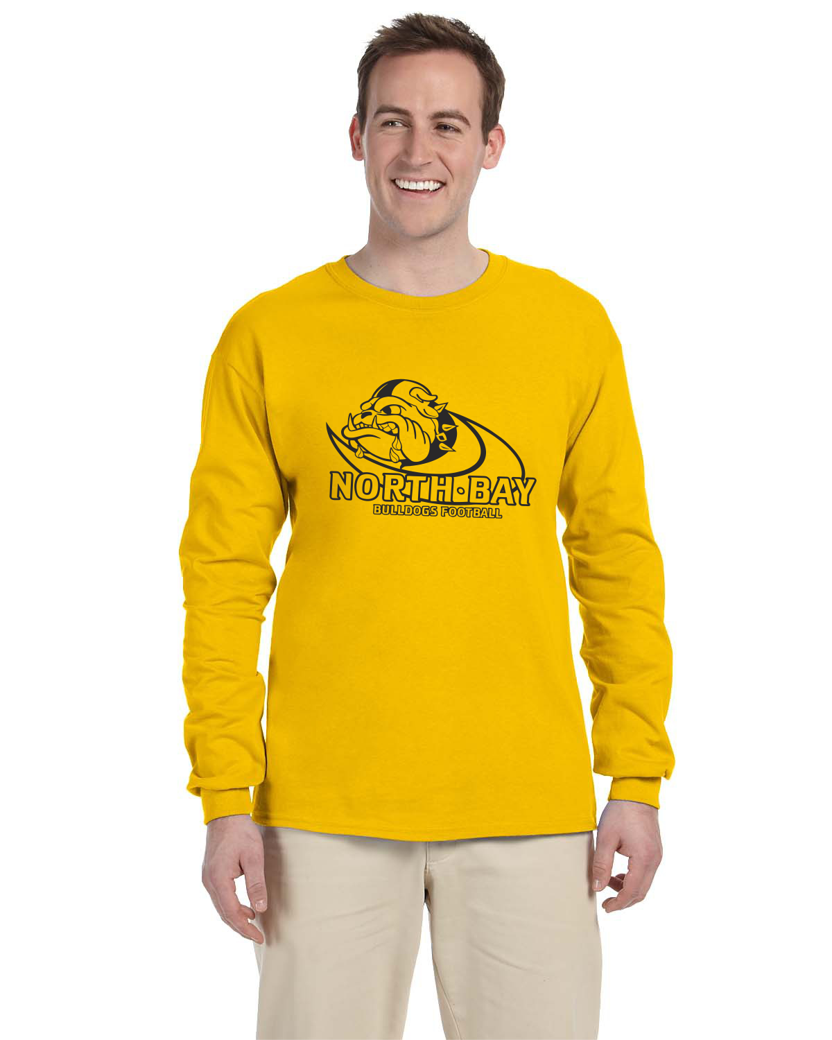 Cotton Long Sleeve Shirt Yellow