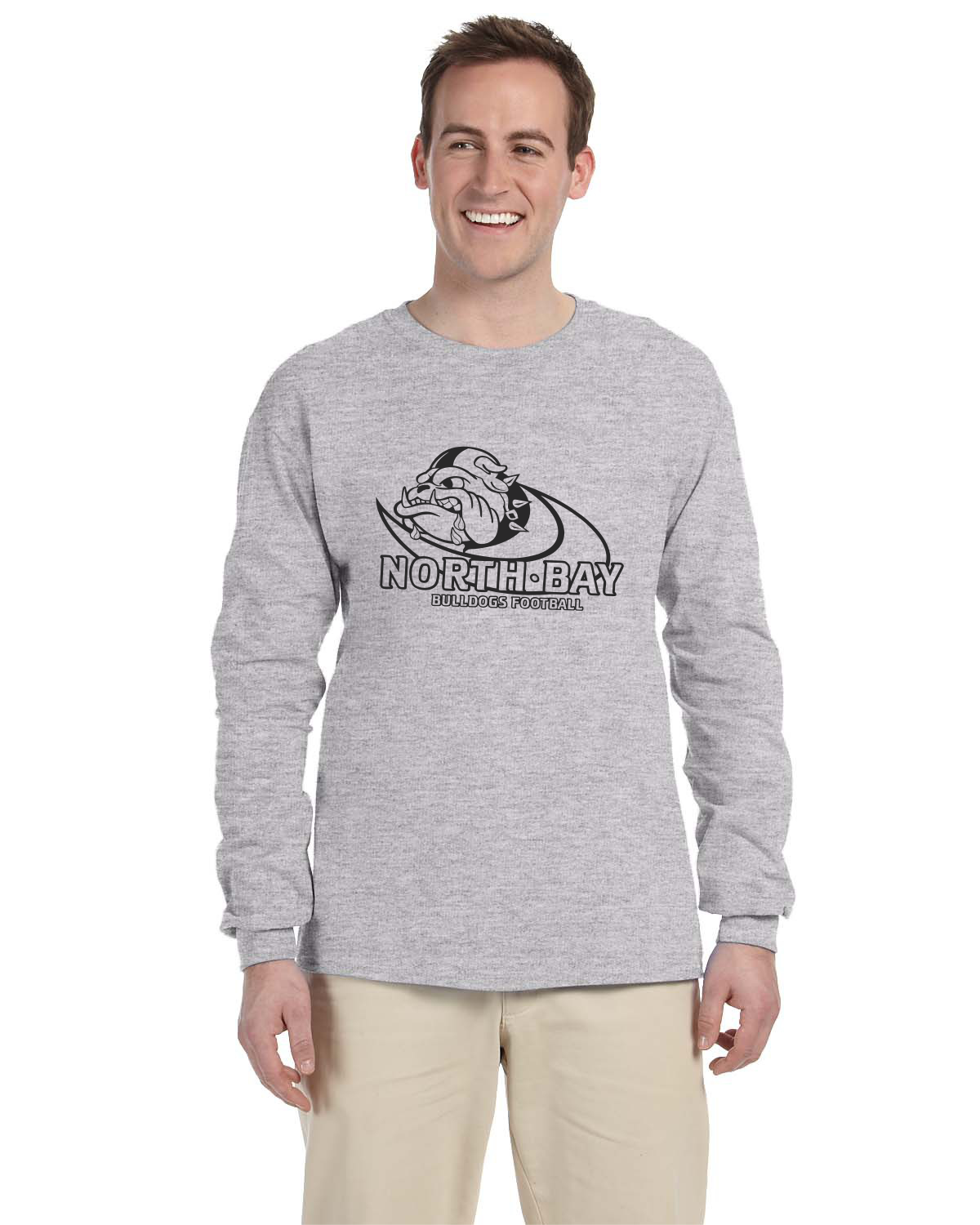 Cotton Long Sleeve Shirt Grey