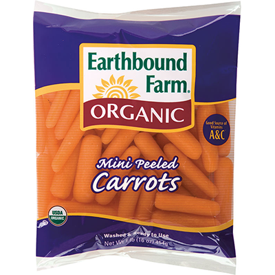 Earthbound Farm - Baby Carrots - Organic - 454g