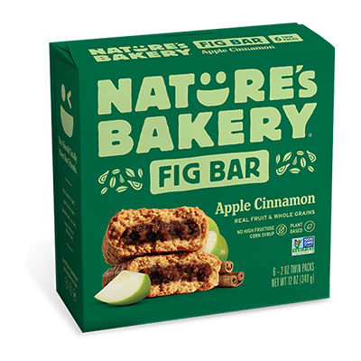 Nature's Bakery - Fig Bar - Apple Cinnamon - 6x57g