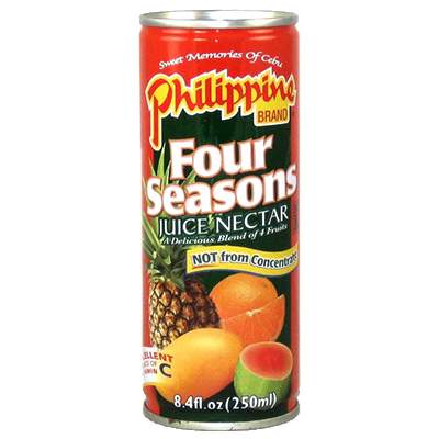 Philippines - Four Seasons - Juice Nectar - 24x250mL