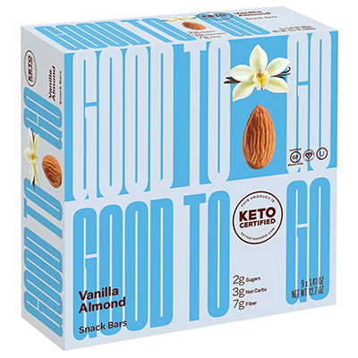 Good To Go - Soft Baked Bars - Vanilla Almond - 9x40g