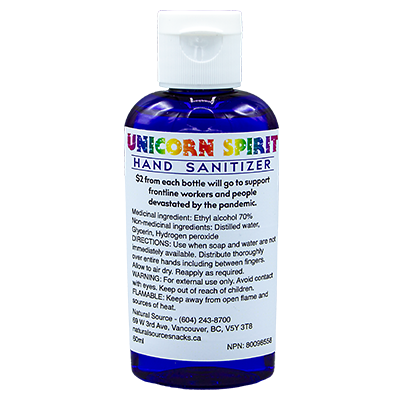 Unicorn Spirit - Hand Sanitizer - 70% Alcohol - 60mL