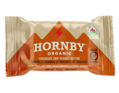 Hornby Island - Organic Bars - Chocolate Chip Peanut Butter - 12x80g