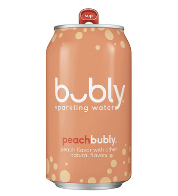 Bubly - Sparkling Water - Peach - 12x355mL