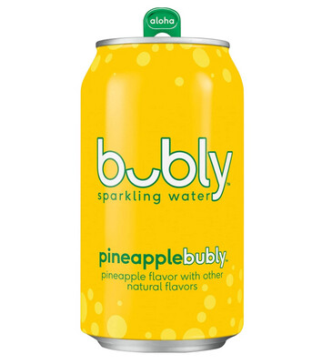 Bubly - Sparkling Water - Pineapple - 12x355mL