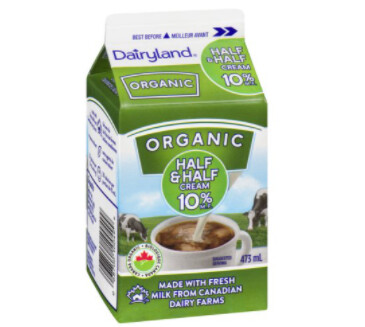 Cream - Organic - Half and Half (Organic) - 473mL