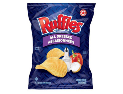 *NEW* - Ruffles - Potato Chips - All Dressed - 612g