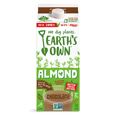 Earth's Own - Almond Milk - Chocolate - 1.89L