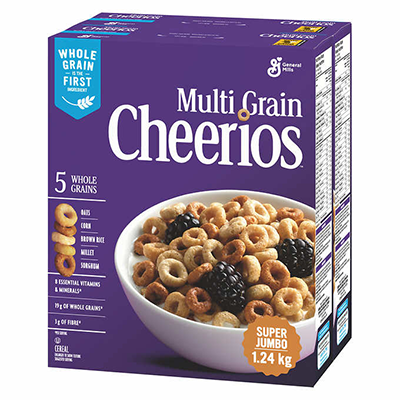 Cheerios  - Cereal - Multi Grain (Double box) - 1.18kg