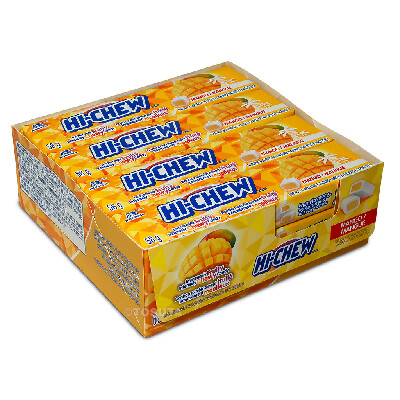 *NEW* - HI-CHEW - Fruity Chewy Candy  - Mango - 12x58g