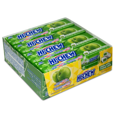 HI-CHEW - Fruity Chewy Candy  - Apple - 12x58g