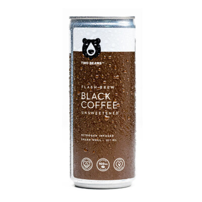 Two Bears  - Cold Brew Coffee - Flash Brew Black Coffee - 6x207mL
