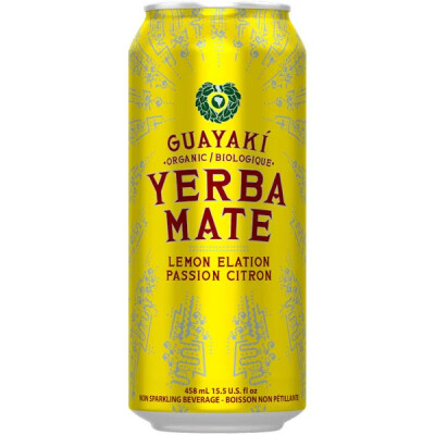 *NEW* - Guayaki - Yerba Mate  - Lemon Elation - 12x458mL