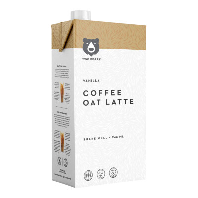 *NEW* - Two Bears - Coffee Oat Latte - Vanilla - 946mL