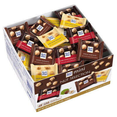 *NEW* - Ritter Sport - Chocolate Bar - Nut Selection Mini Assorted  - 17g