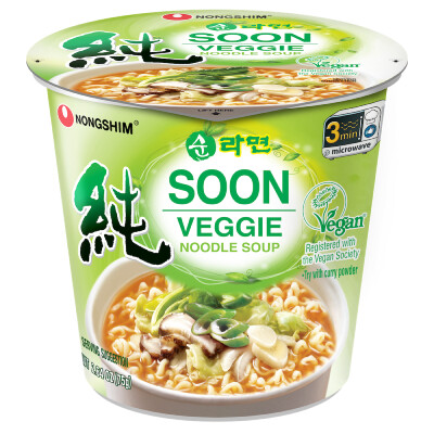 Nongshim - Cup Noodle  - Vegetable - 6x75g