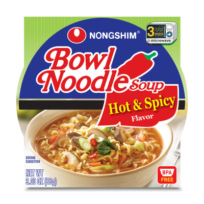 Nongshim - Noodle Bowl - Hot & Spicy  - 12x86g