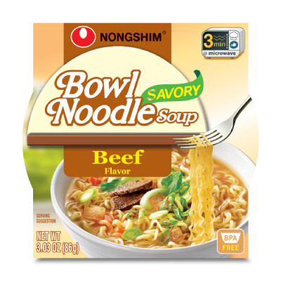 Nongshim - Noodle Bowl - Beef - 12x86g