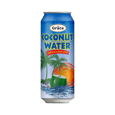 Grace - Coconut Water - Coconut Water With Real Coconut Pieces - 24x500mL