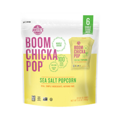 *NEW* - Angie's - Boom Chicka Pop - Sea Salt - 6x17g