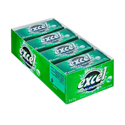 Excel - Mints - Spearmint - 8x34g