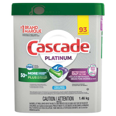 Cascade - Dishwasher Pods - Platinum Action Pacs - 1.46kg
