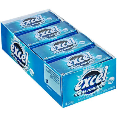 *NEW* - Excel - Mints - Peppermint - 8x34g