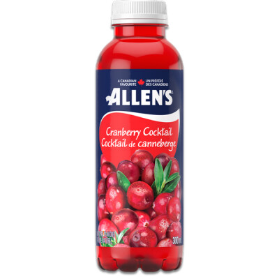 *NEW* - Allen's - Juice - Cranberry - 24x300mL