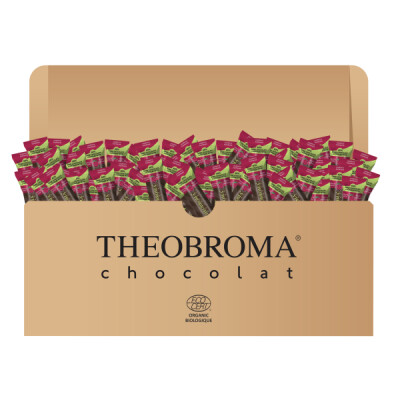 *NEW* - Theobroma  - Mini Chocolates - Raspberry Dark Chocolate 60% - 50x10g