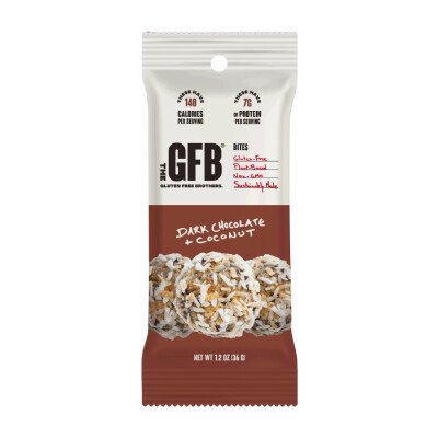 *NEW* - The GFB - Gluten Free Bites - Dark Chocolate Coconut - 10x24g