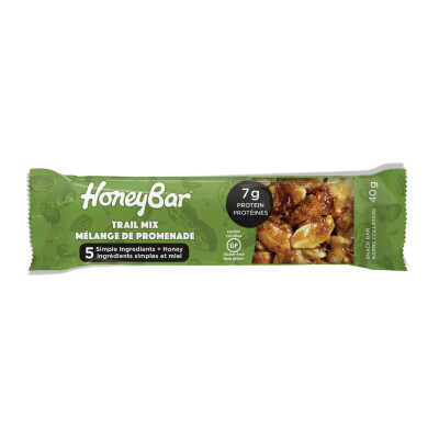 Honey Bar  - Protein Bar - Trail Mix  - 15x40g
