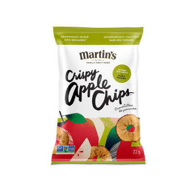 *NEW* - Martin's - Apple Chips - Crispy Apple Chips  - 35x22g