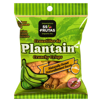*NEW* - SS Frutas - Banana Chips  - Naturally Sweetened  - 50x85g