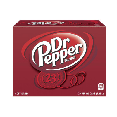 Dr Pepper - Dr Pepper - Original - 12x355mL
